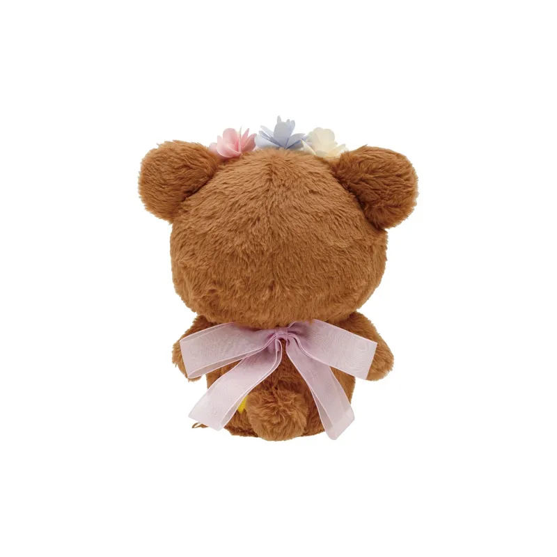 SAN X Brown Bear Rilakkuma, Bell Dolls Plush Doll 17cm Height-1