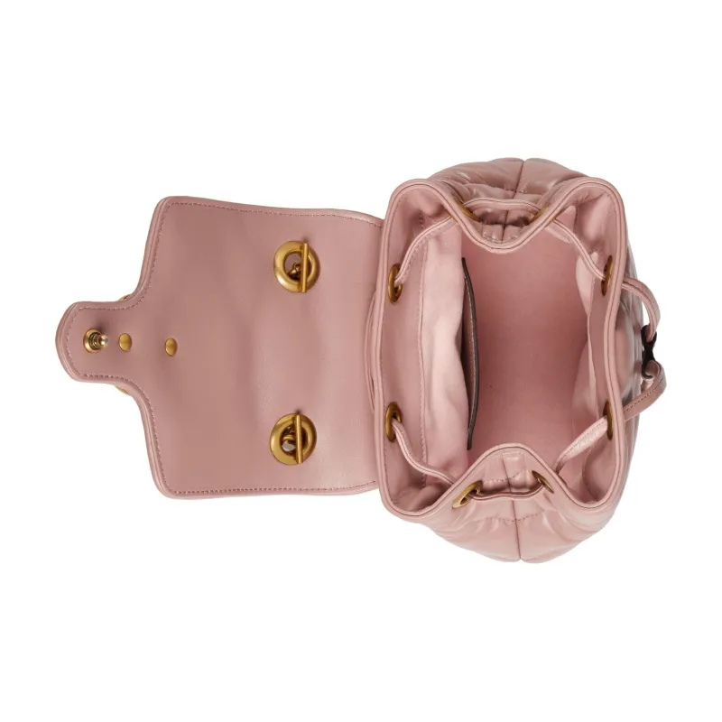 GUCCI GG Marmont Leather Backpack Women's Pink-4