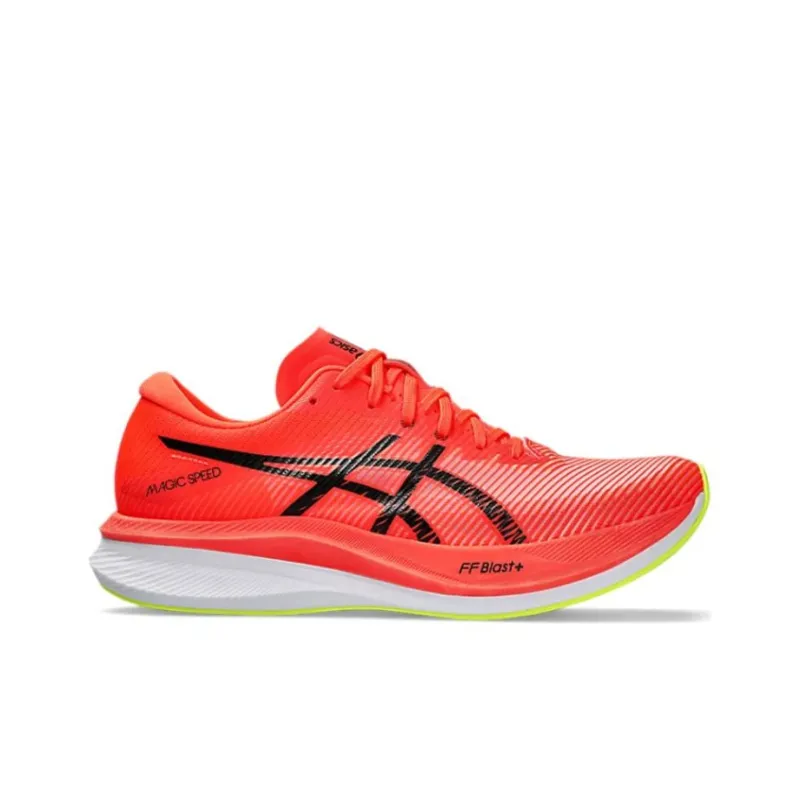 Asics Magic Speed 3.0 Anti Slip Wear Resistant Low Top Running Shoes Men's Orange-1