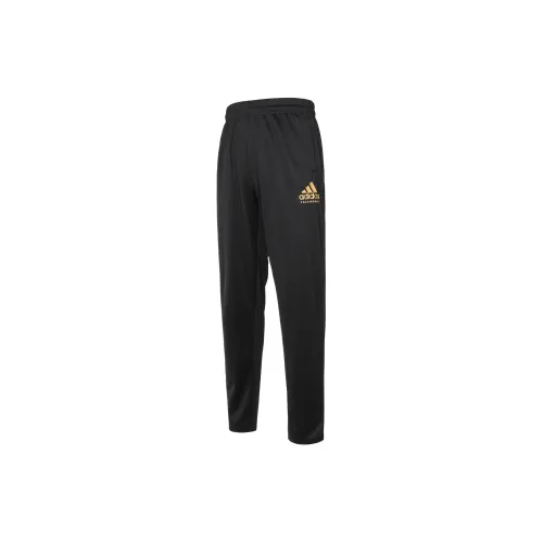 Adidas Casual Pants Men Black/Gold