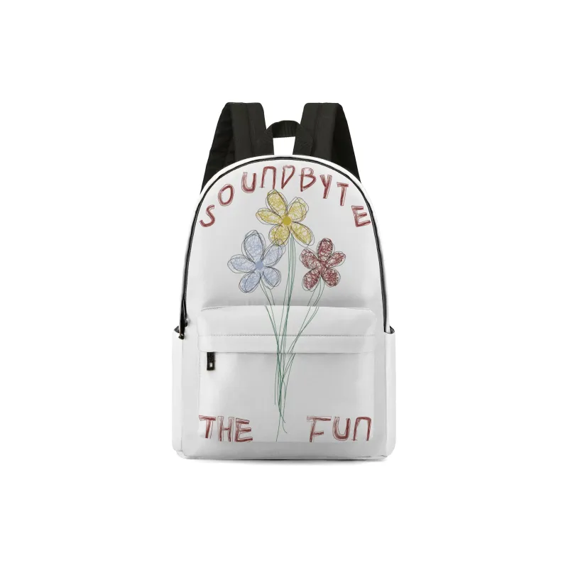 ONRF SOUNDBYTE Collaboration Polyester Backpack Regular Unisex White-0