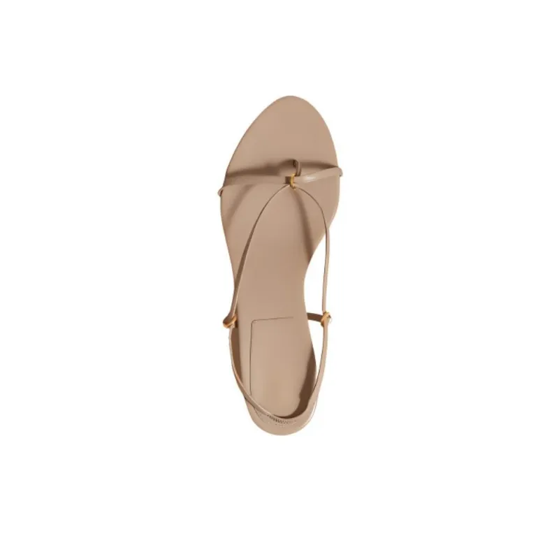 KHAITE Marion Leather Sandals-3