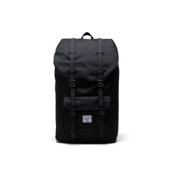 Herschel Polyester Travel Bag Gym Bag Storage Bag Backpack Unisex Black