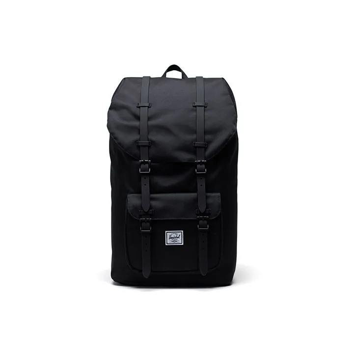 Herschel Polyester Travel Bag Gym Bag Storage Bag Backpack Unisex Black-0