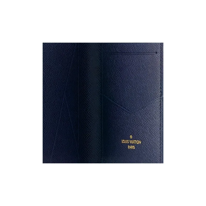 LOUIS VUITTON Pocket Organizer Ink Blue-6