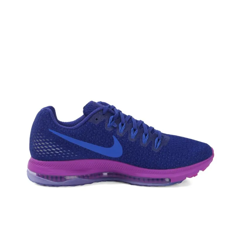 Nike All Out Wear Resistant Low Top Running Shoes Women's Blue-1