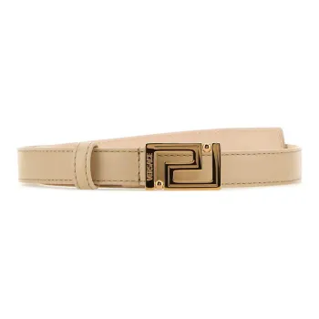 VERSACE Greca Goddess Logo-Engraved Buckle Belt