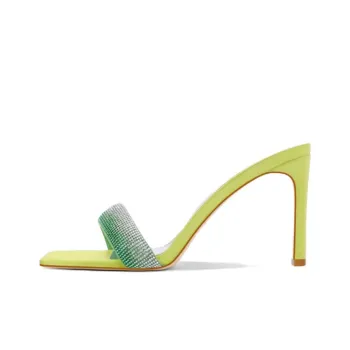 SHUDAIER Slide Slippers Women's Green