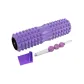 Purple Set of 3-Crescent 45cm (with Lid)+M3 Massage Stick+Resistance Band 13cm