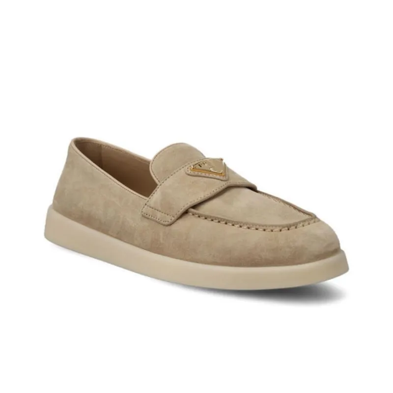 PRADA Casual Single Shoes Women's Brown-2