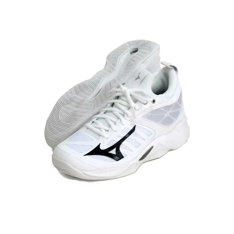 Mizuno Wave Dimension 'White Black'-4