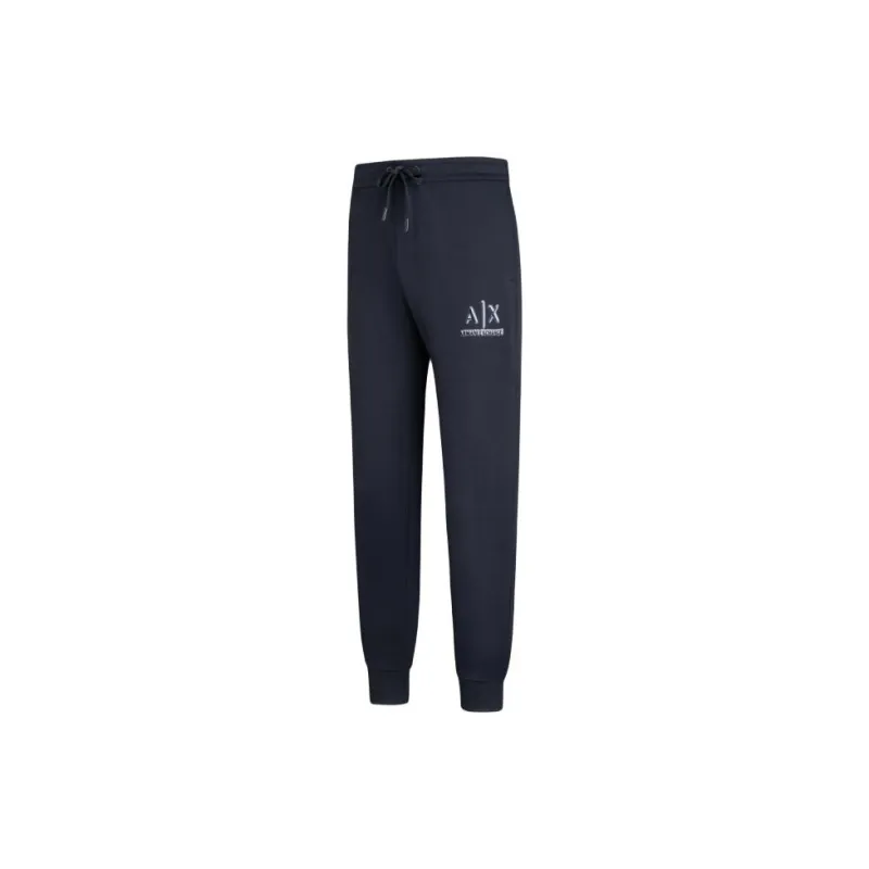 ARMANI EXCHANGEAE SS24 Knitted Sweatpants Men's Navy Blue-2