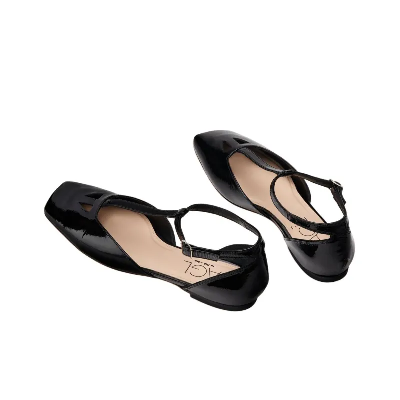 Agl Rina T Strap Ballerina Shoes-2