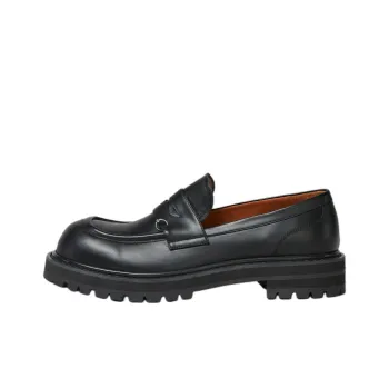 MARNI Penny Slot Round Toe Loafers