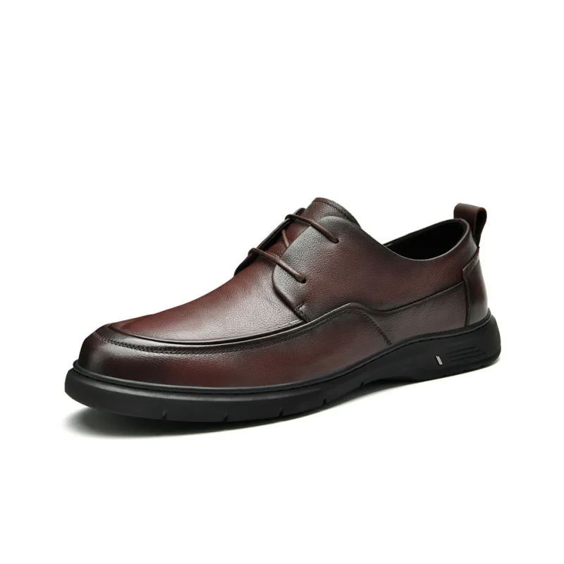 AOKANG Comfortable And Versatile Business Formal Leather Shoes Men's Black-7