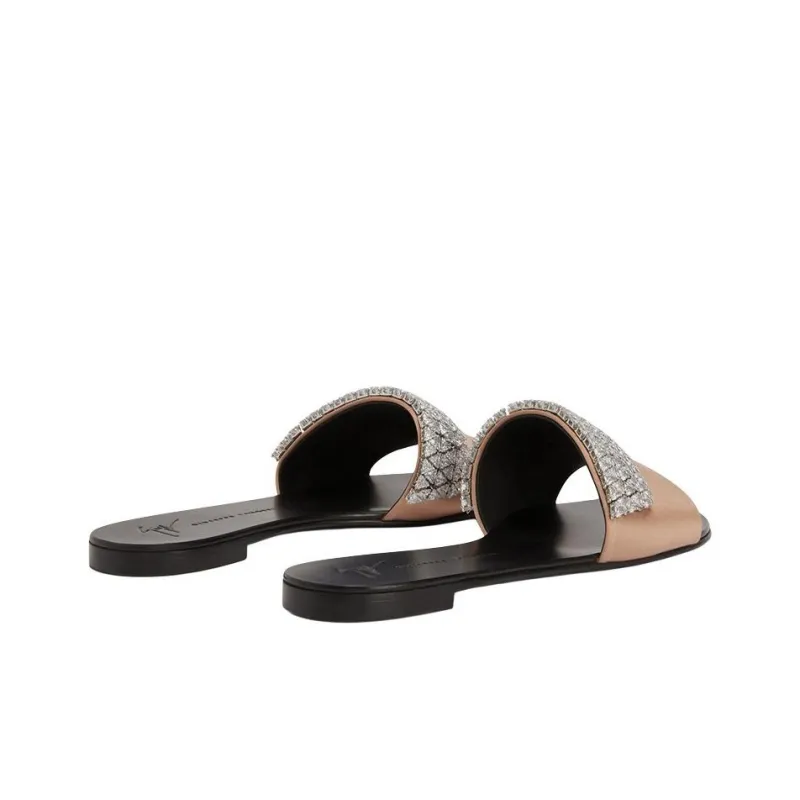giuseppe zanotti Tesy Rhinestone-embellished Slides-3