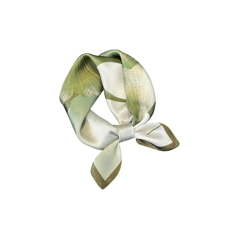 Narandu Silk Scarves Women's Green-0