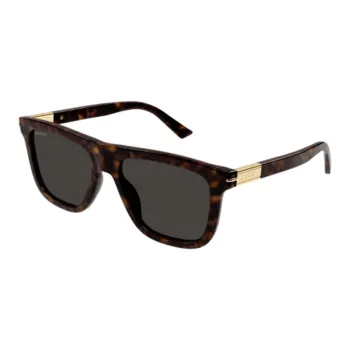 GUCCI Tortoise Square Frame Sunglasses