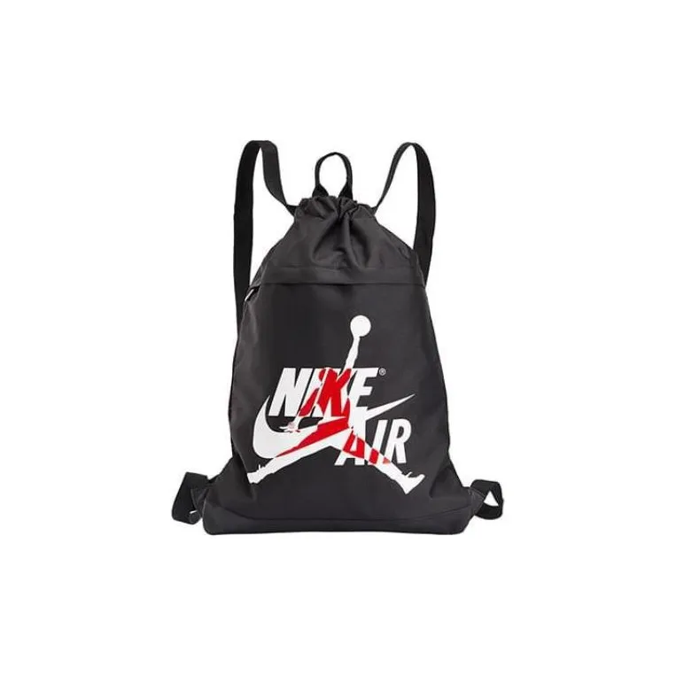 Jordan Polyester Gym Bag Backpack Regular Unisex Black-1