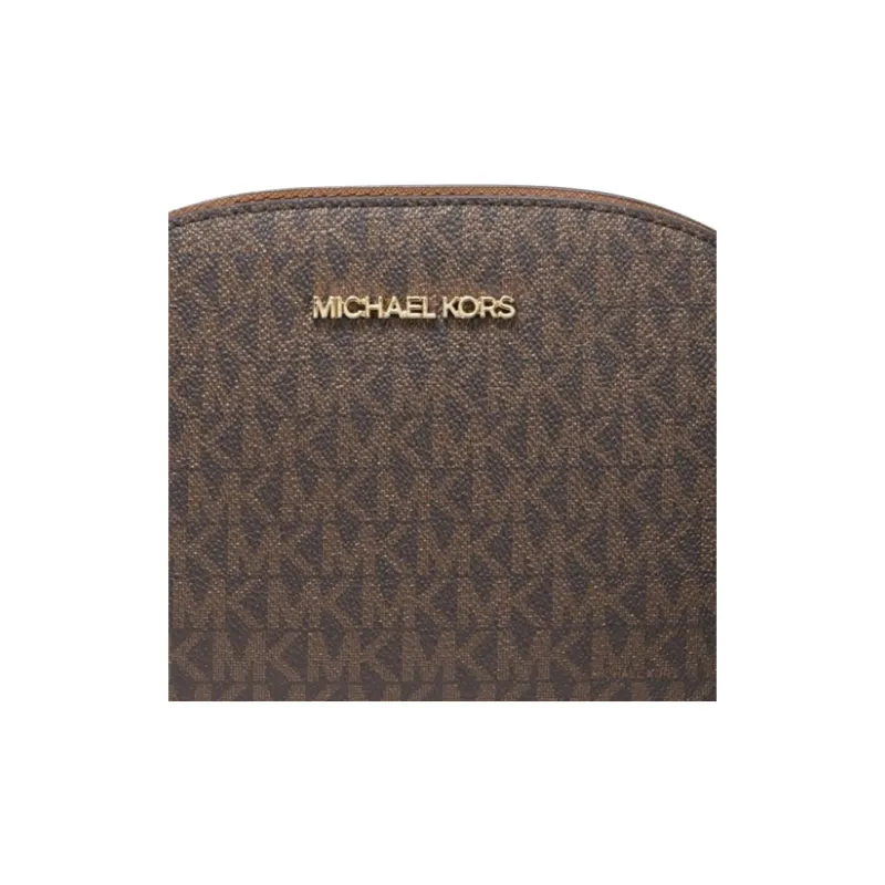 MICHAEL KORS Jet Set Travel Leather Camera Bag, Shoulder Bag, Crossbody Bag Medium Size Women's Acorn Brown-2