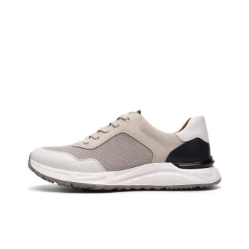CROWN Low-Top Casual Shoes Men's White One Yard Larger