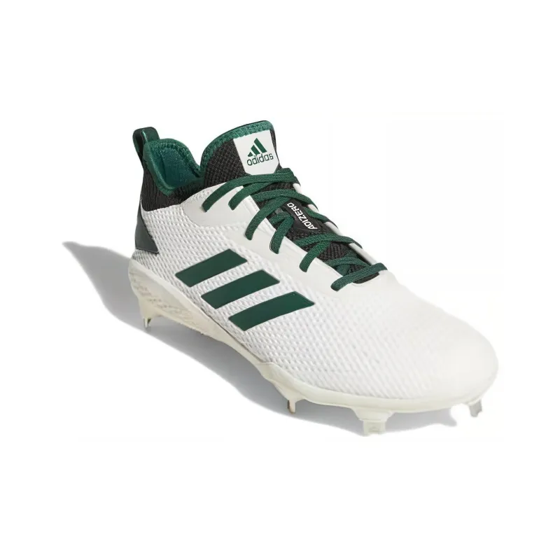 Adidas Adizero Afterburner 5 Wear-Resistant Low-Top Training Shoes Men's White Green-2