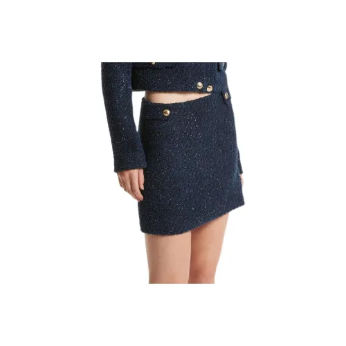 MICHAEL KORS Casual Short Skirts Women's Navy Blue