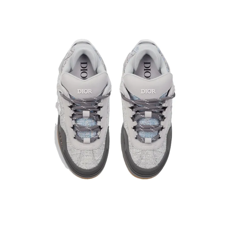 DIOR B9S Skater Tweed Deep Gray Blue Numbered-3