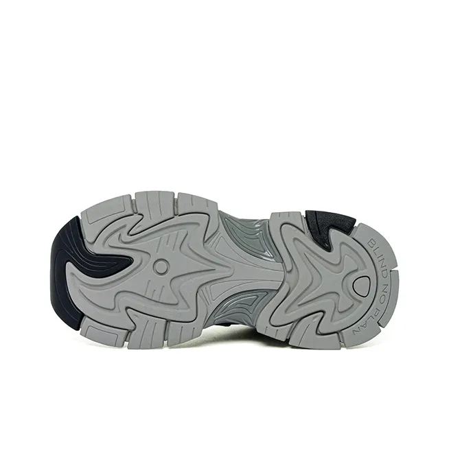 BLINDNOPLAN Running Shoes Unisex Silver Gray-4