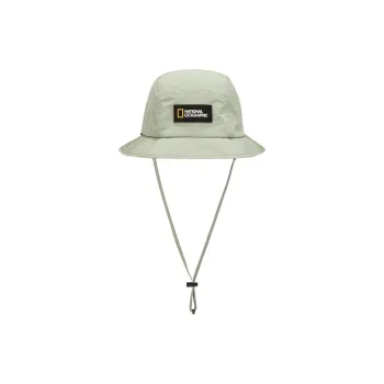 NATIONAL GEOGRAPHIC Polyester Nylon Bucket Hats Unisex Green