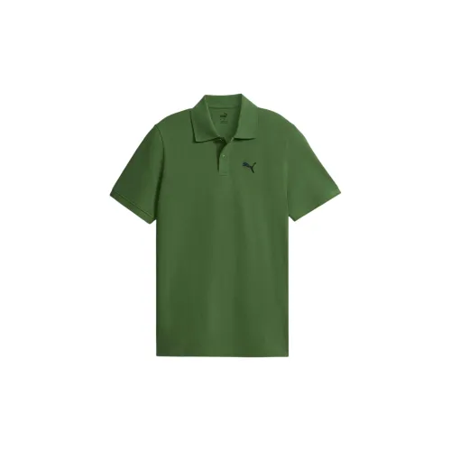 PUMA ESSENTIAL PIQUE POLO Polo Shirts Men Grass Green