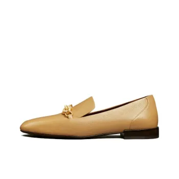TORY BURCH Jessa Horse head Motif Leather Loafers