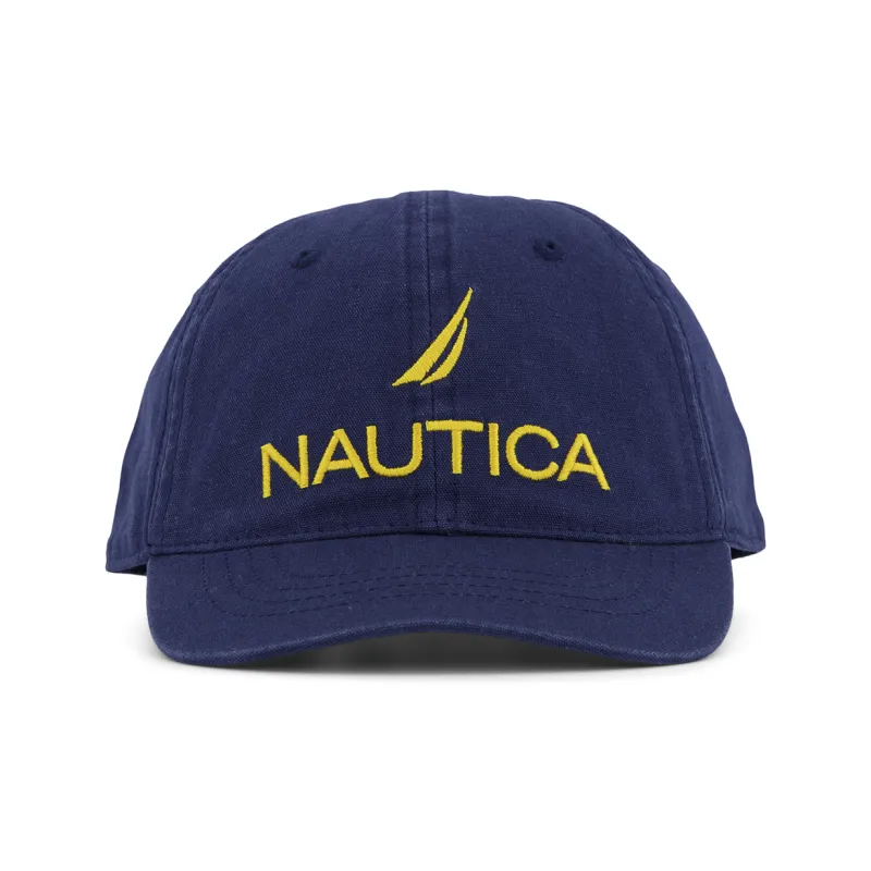 NAUTICA Cotton Baseball Caps Kids' Marine Blue-1