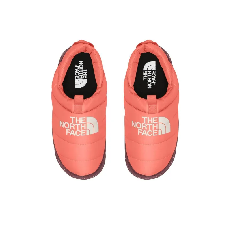 THE NORTH FACE Nuptse Cushioning Wear Resistant Low Top Casual Shoes Women's Pink Brown-1