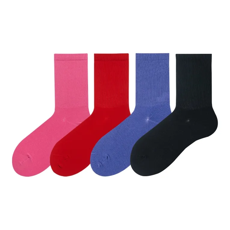 Hello Monday Mid-Calf Socks Women's 4 Pack-5