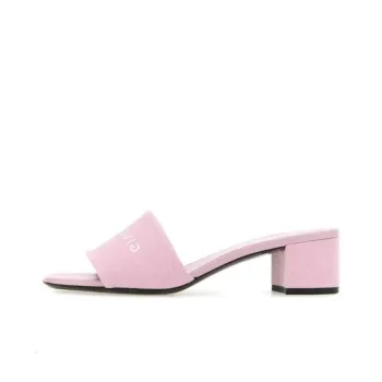 Givenchy Logo print Canvas Mules