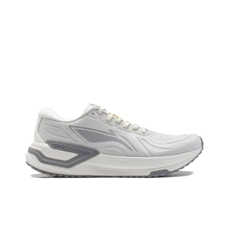 LiNing YueYing 3.0 Durable Breathable Low Top Running Shoes Men's Gray White-1