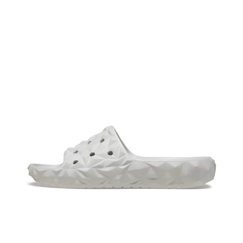 Crocs Classic Geometric Slides 'White'-0
