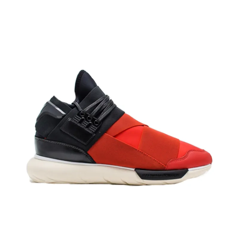 Adidas Y3 Qasa High Red Black-1