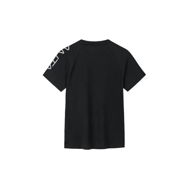 Anta Variety Training Collection Raglan Sleeve T Shirt Women's Basic Black-1