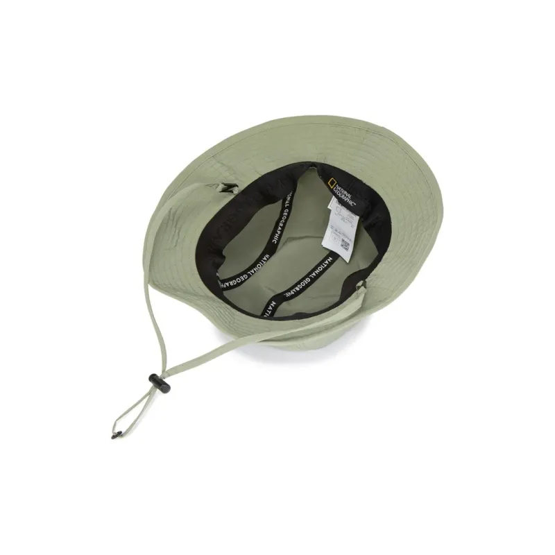 NATIONAL GEOGRAPHIC Polyester Nylon Bucket Hats Unisex Green-3
