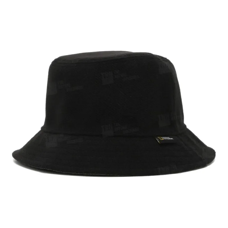 NATIONAL GEOGRAPHIC Rayon Acrylic Polyester Bucket Hats Women's Black-3