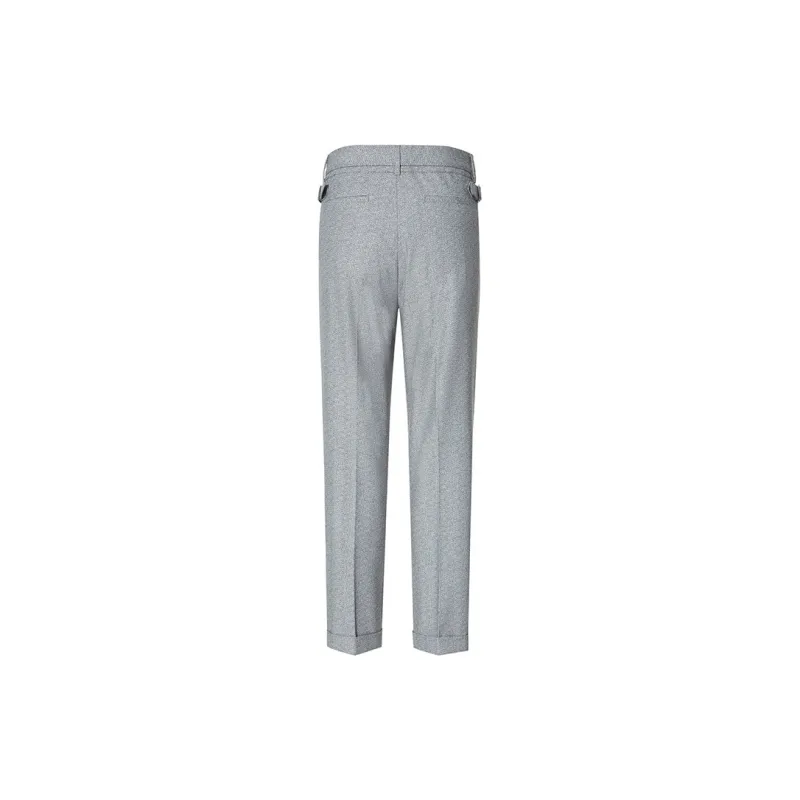 ANDREW MACKENZIE SS24 Suit Trouser Men's Black White-1