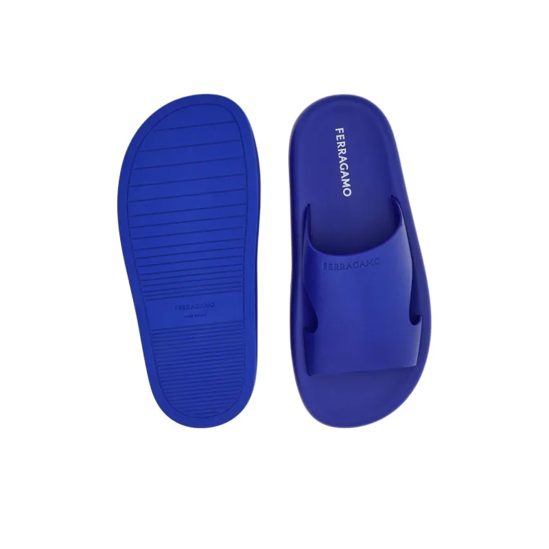 FERRAGAMO Open-toe Leather Slides-4