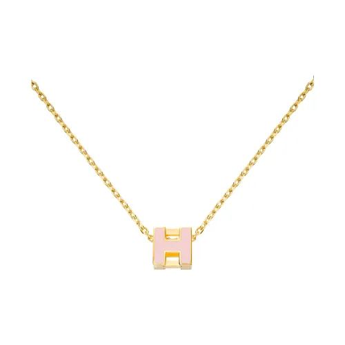 HERMES Cage D'H Necklaces Women's