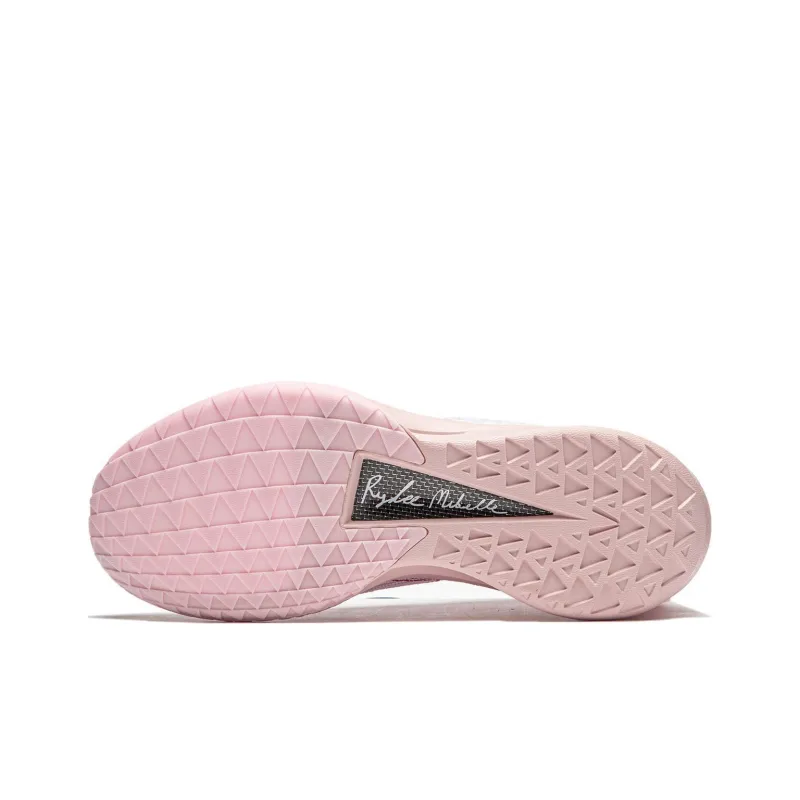 LINING JB2 Basketball Shoes Men Low Top White/Pink-6