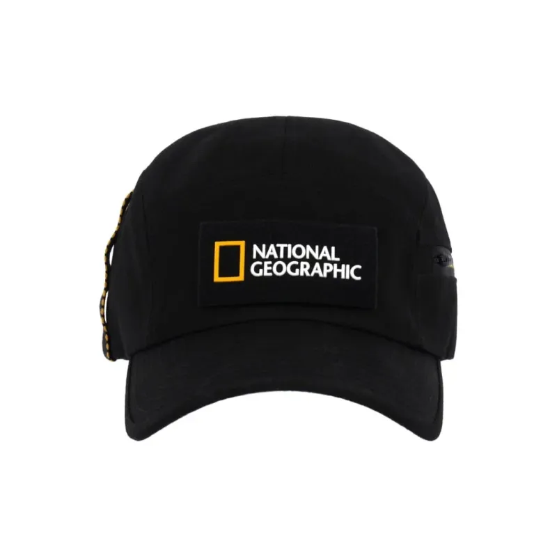 NATIONAL GEOGRAPHIC Cotton Baseball Caps Unisex Black-1