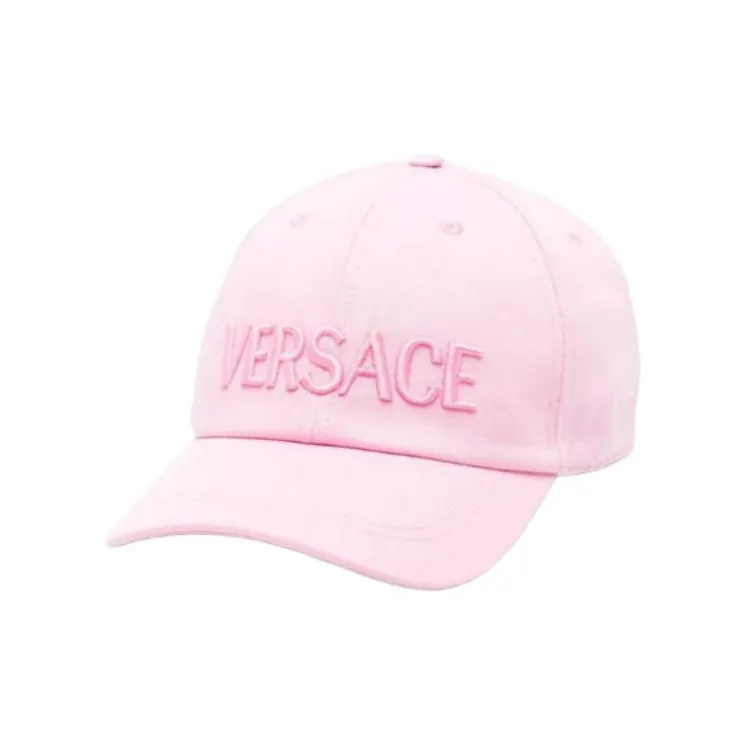 VERSACE Logo embroidered Cotton Cap-0