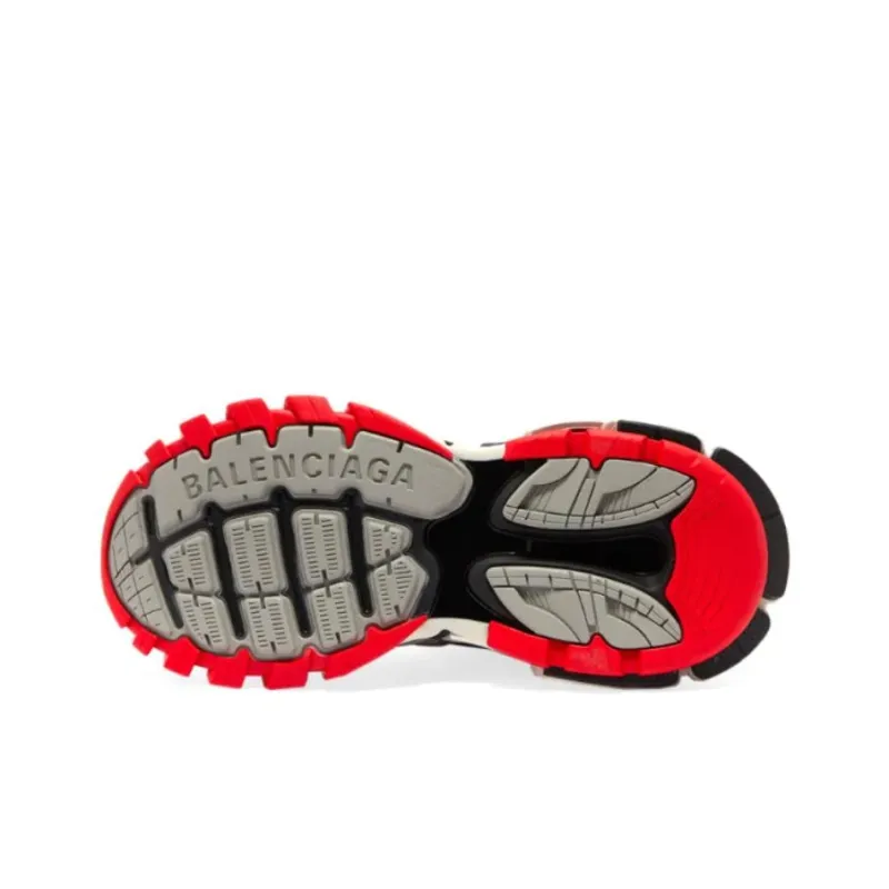 Balenciaga Track.2 Trainer 'Black Grey Red' Women's-4