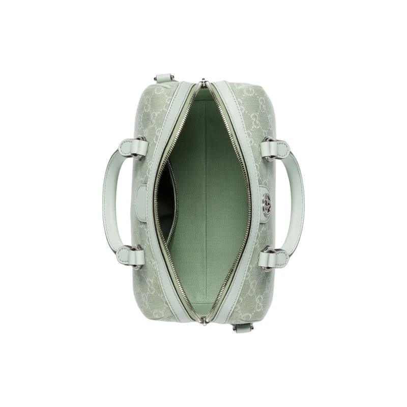 GUCCI Ophidia Denim Shoulder Bag Crossbody Bag Handbag Small Size Women's Light Green-6